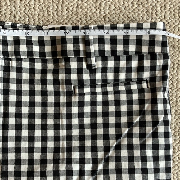 Ann Taylor Gingham Cotton Crop Pants - Picture 7 of 8